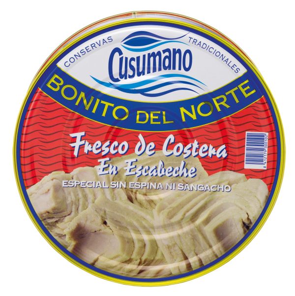 Bonito del Norte fresco de costera en escabeche sin espina ni sangacho